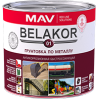 Грунтовка BELAKOR 01 по металлу 1кг красно-кор Беларусь